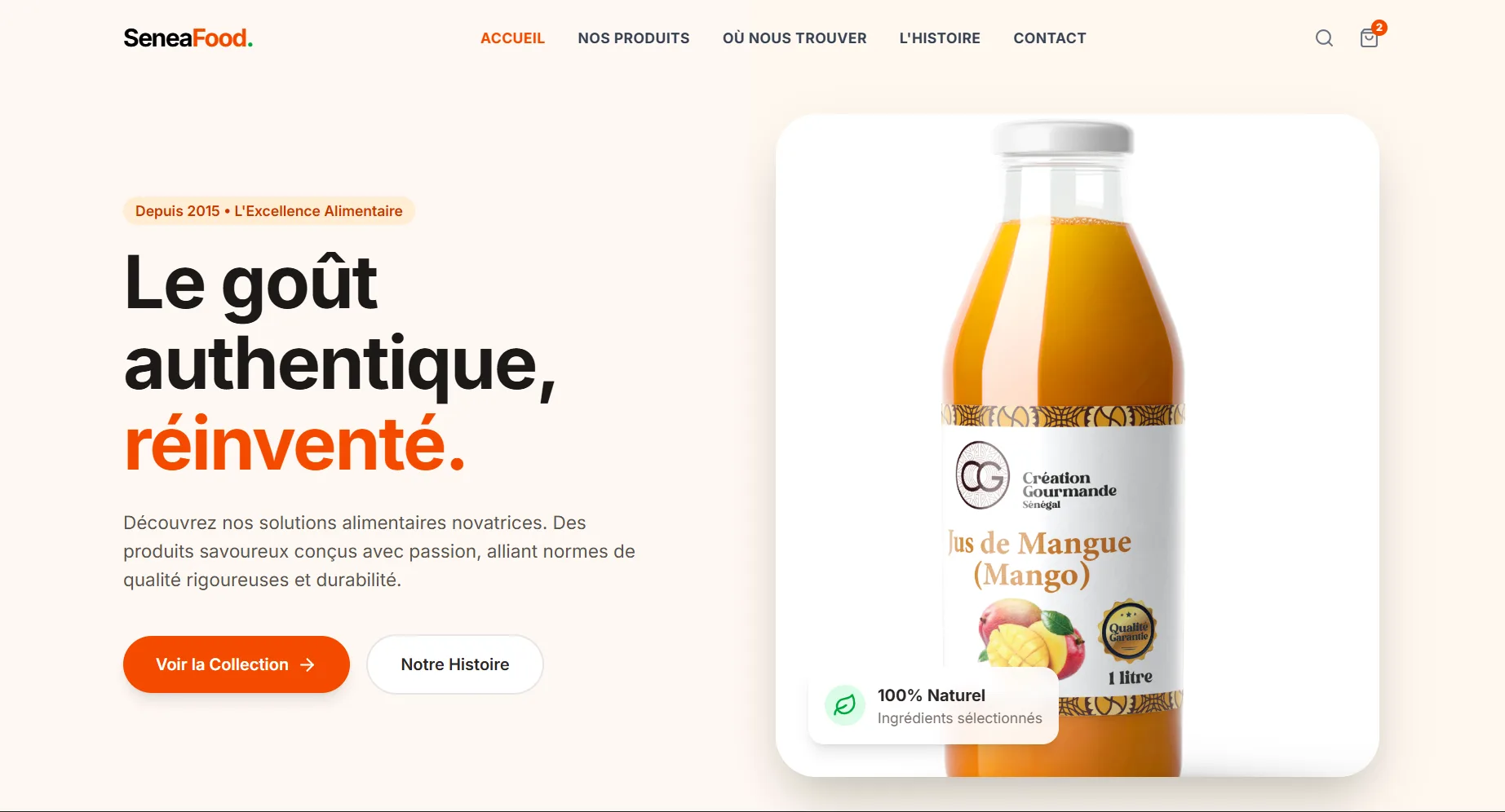 SeneaFood | L'Excellence Alimentaire