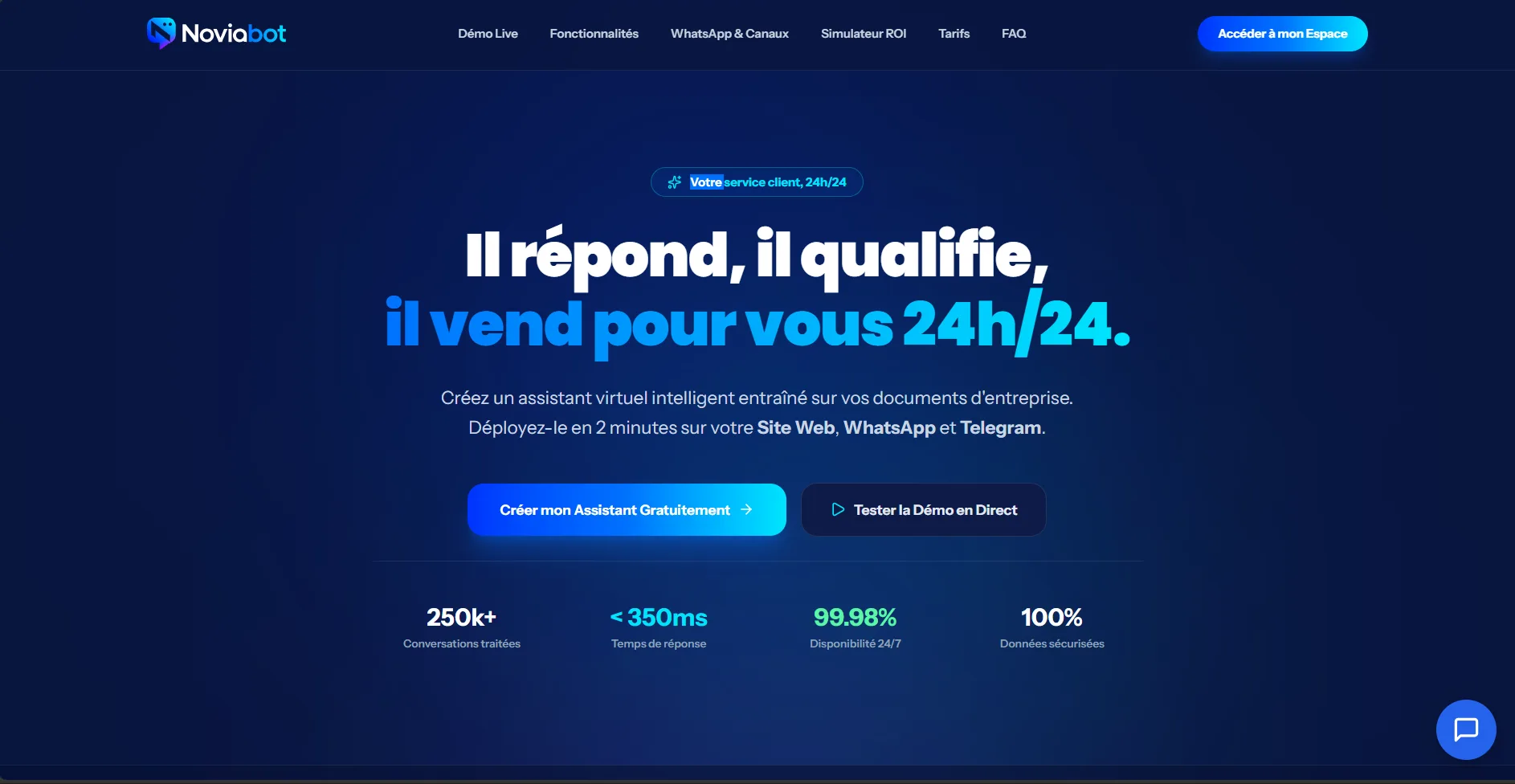 NoviaBot | AI Customer & Sales Automation