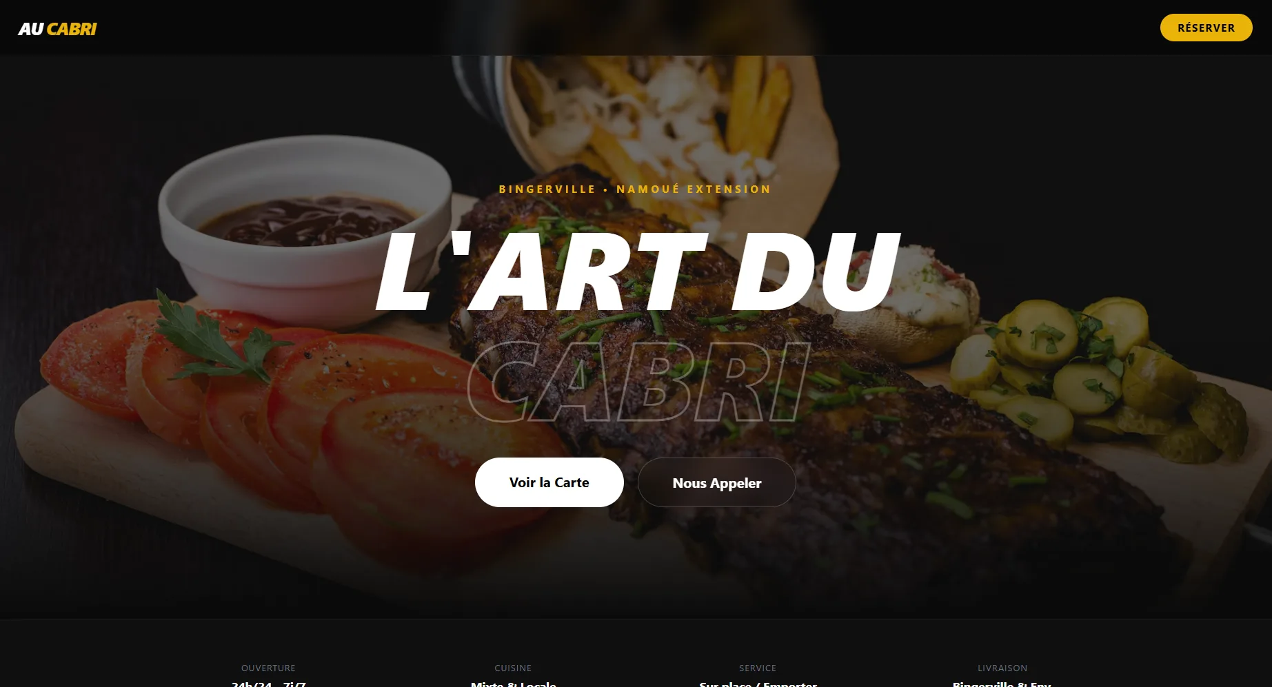 Resto Au Cabri | L’Art du Cabri